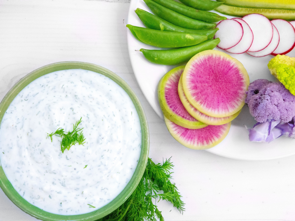 Creamy Dill Greek Yogurt Dip - Stonyfield