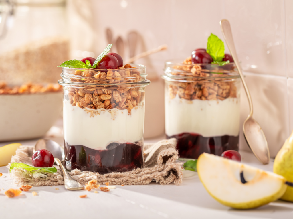 Winter Fruit and Oatmeal Parfait - Stonyfield