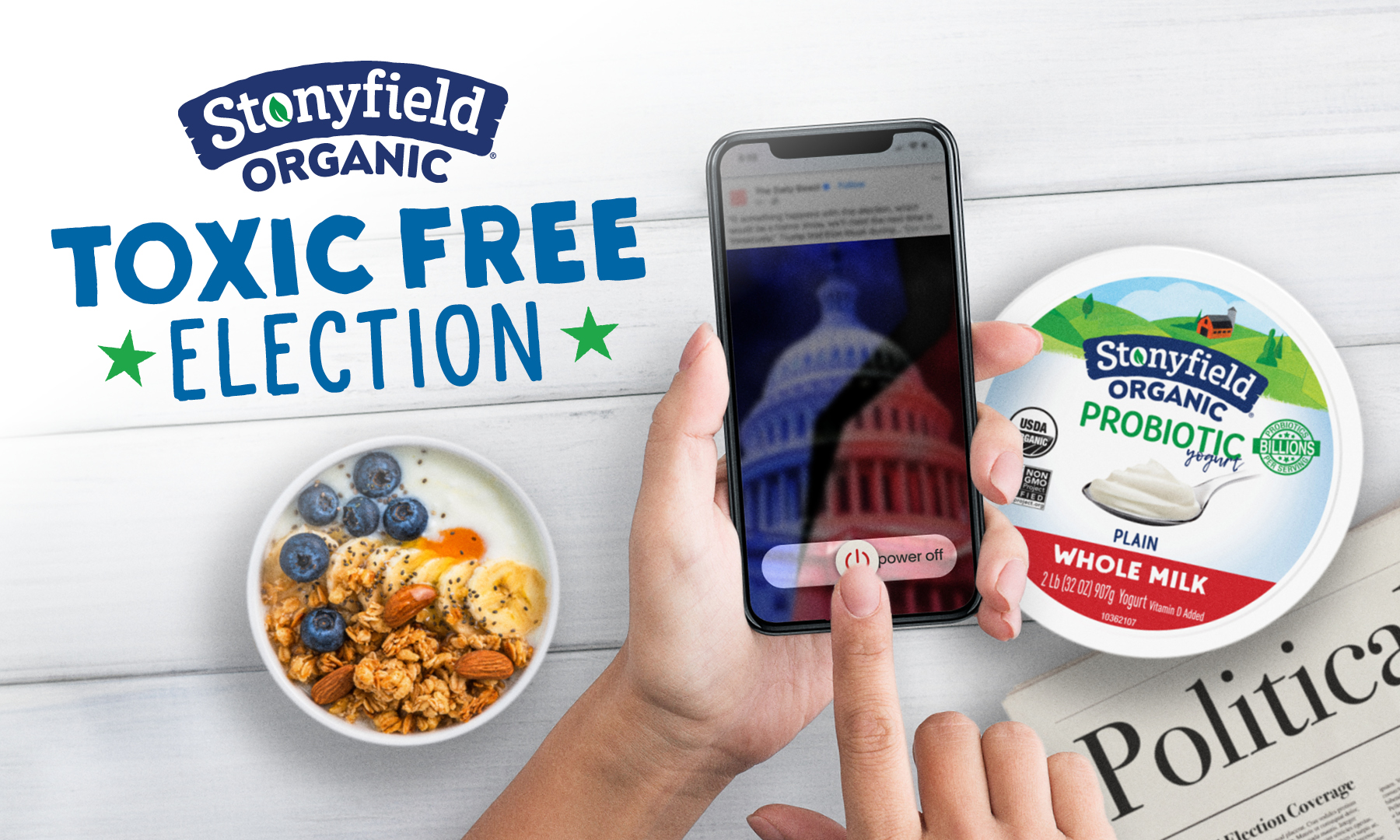 Stonyfield Toxic Free Election